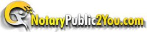 Notary Public 2 You Logo notary near me